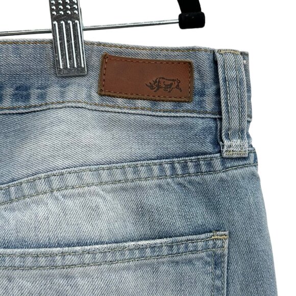 Ecko Unltd. 714 Straight Fit Ripped Distressed Jeans Size 36/32 - Picture 5 of 7